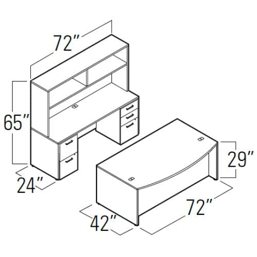Newland Management Desk Suite Package 1 Offices To Go Simplova