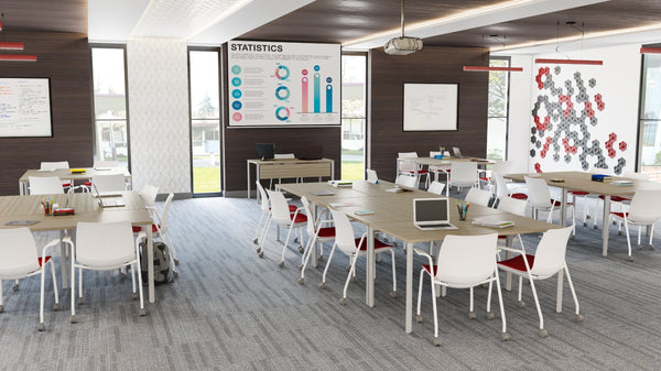 Baja Guest Chairs in office environment 