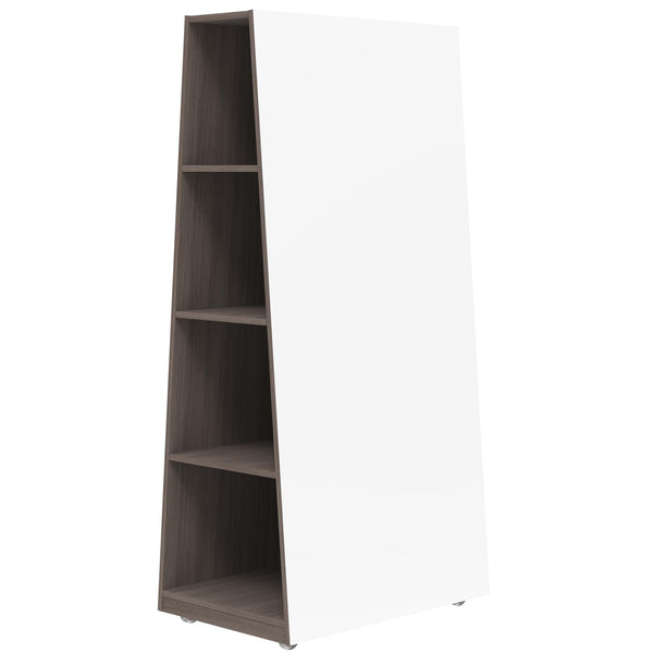 AF Mobile Dual-Sided Wood Whiteboard Cabinet Whiteboards Fellowes 
