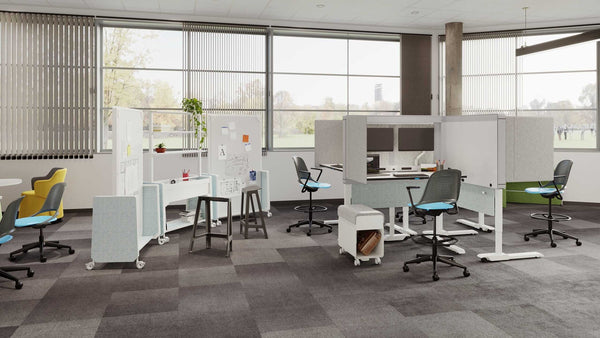 Amobi Team by AMQ Solutions: Flexible, Stylish Workspace Solutions Whiteboard, Cart, Screens AMQ Solutions 