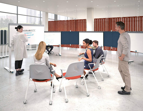 Amobi Team by AMQ Solutions: Flexible, Stylish Workspace Solutions Whiteboard, Cart, Screens AMQ Solutions 