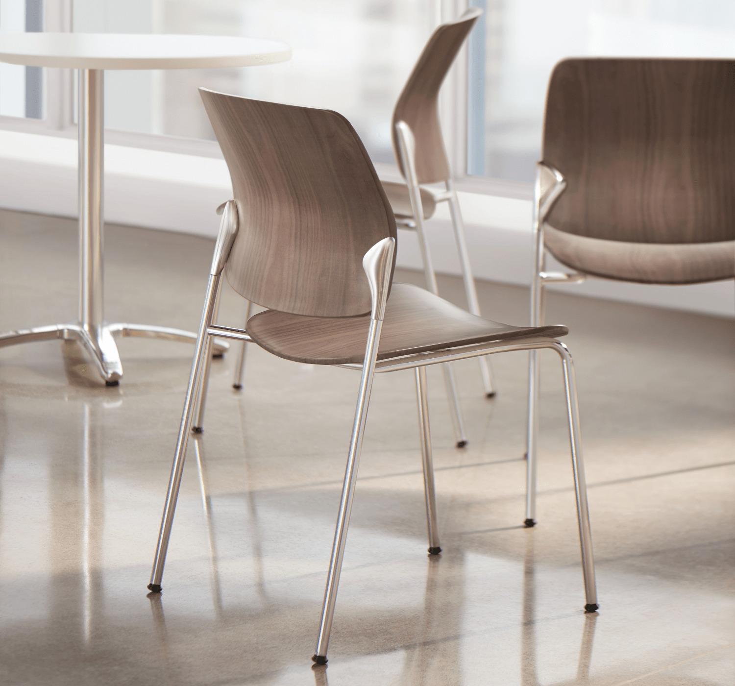 Astute Guest Chair by Allseating – Stylish & Durable Office Chair, Stool Allseating 