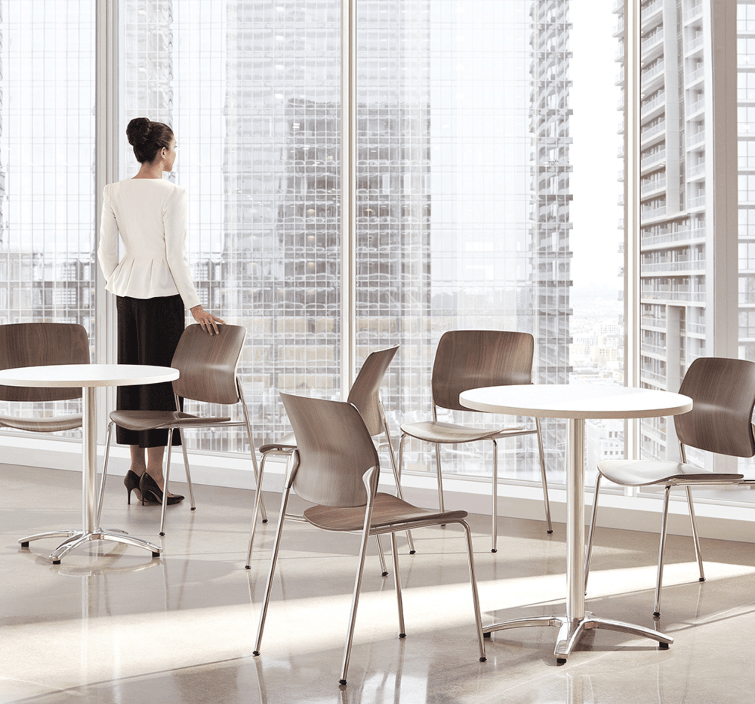 Astute Guest Chair by Allseating – Stylish & Durable Office Chair, Stool Allseating 