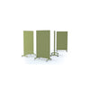 AX Mobile Double-Sided Glass Writing Board Allseating 