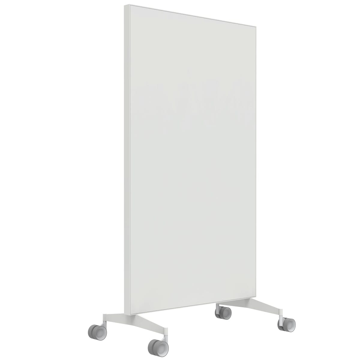 AX Mobile Double-Sided Glass Writing Board Whiteboards Fellowes 