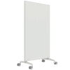 AX Mobile Double-Sided Glass Writing Board Whiteboards Fellowes 