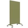 AX Mobile Double-Sided Glass Writing Board Whiteboards Fellowes 