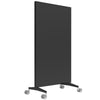 AX Mobile Double-Sided Glass Writing Board Whiteboards Fellowes 
