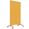 AX Mobile Double-Sided Glass Writing Board Whiteboards Fellowes 
