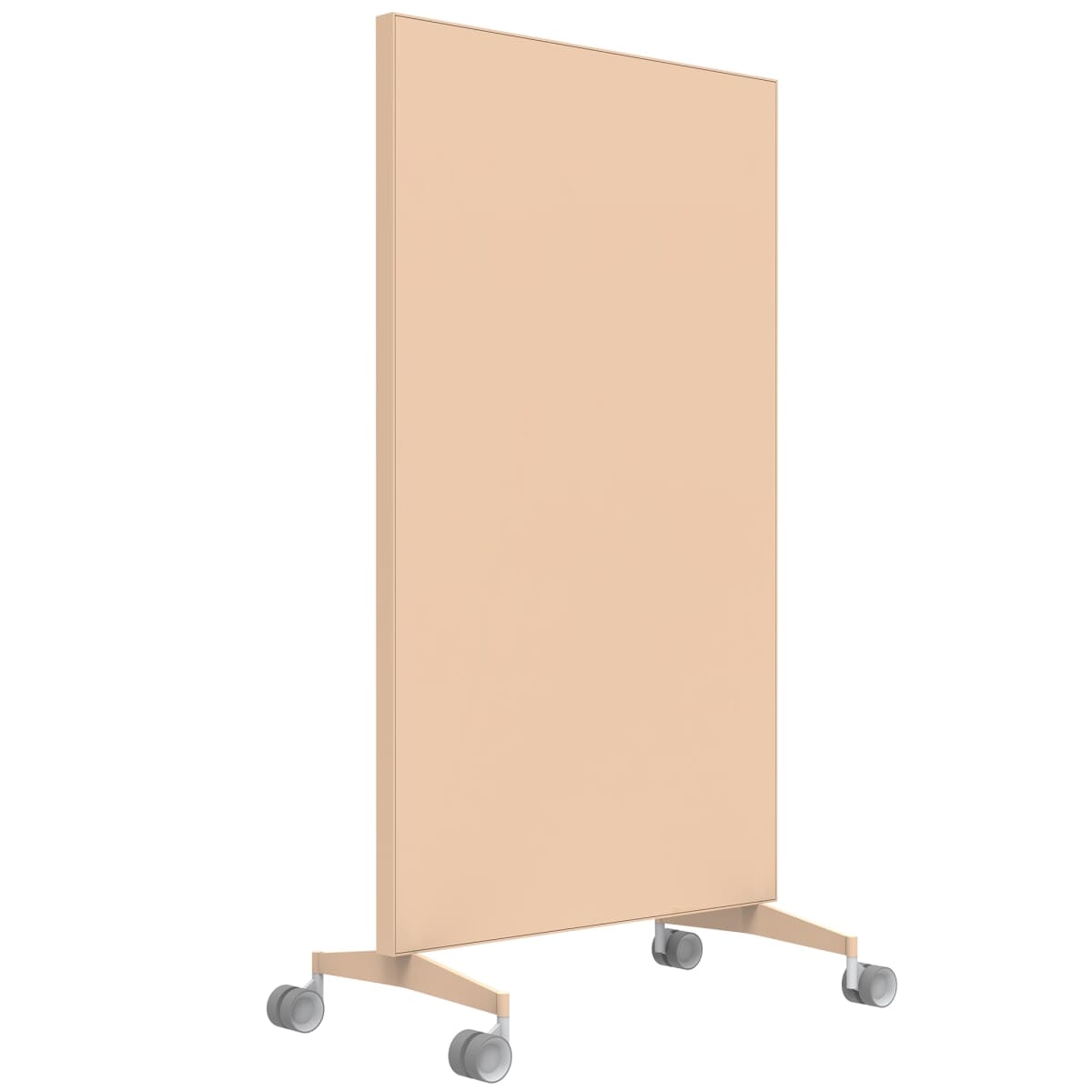 AX Mobile Double-Sided Glass Writing Board Whiteboards Fellowes 
