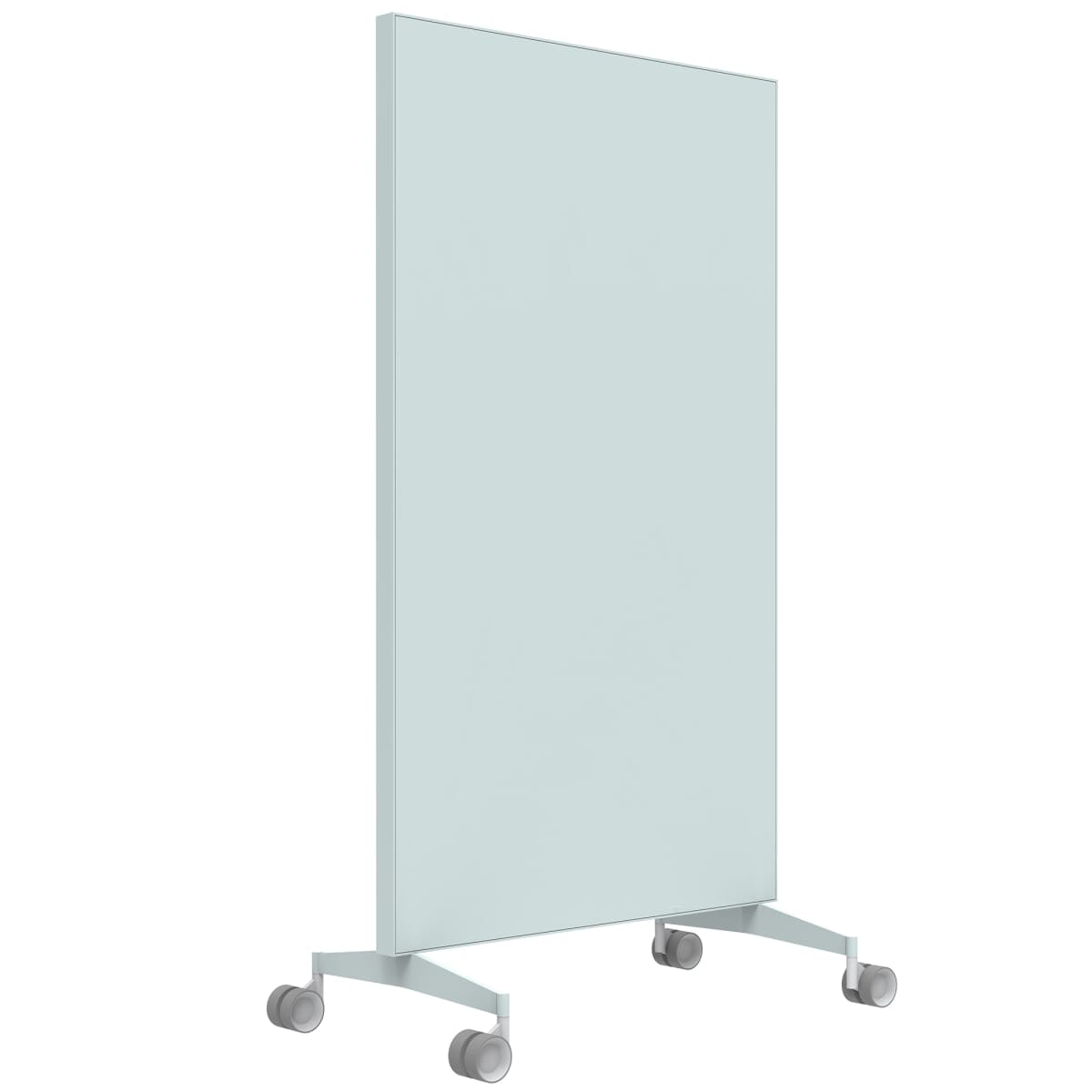 AX Mobile Double-Sided Glass Writing Board Whiteboards Fellowes 
