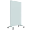 AX Mobile Double-Sided Glass Writing Board Whiteboards Fellowes 