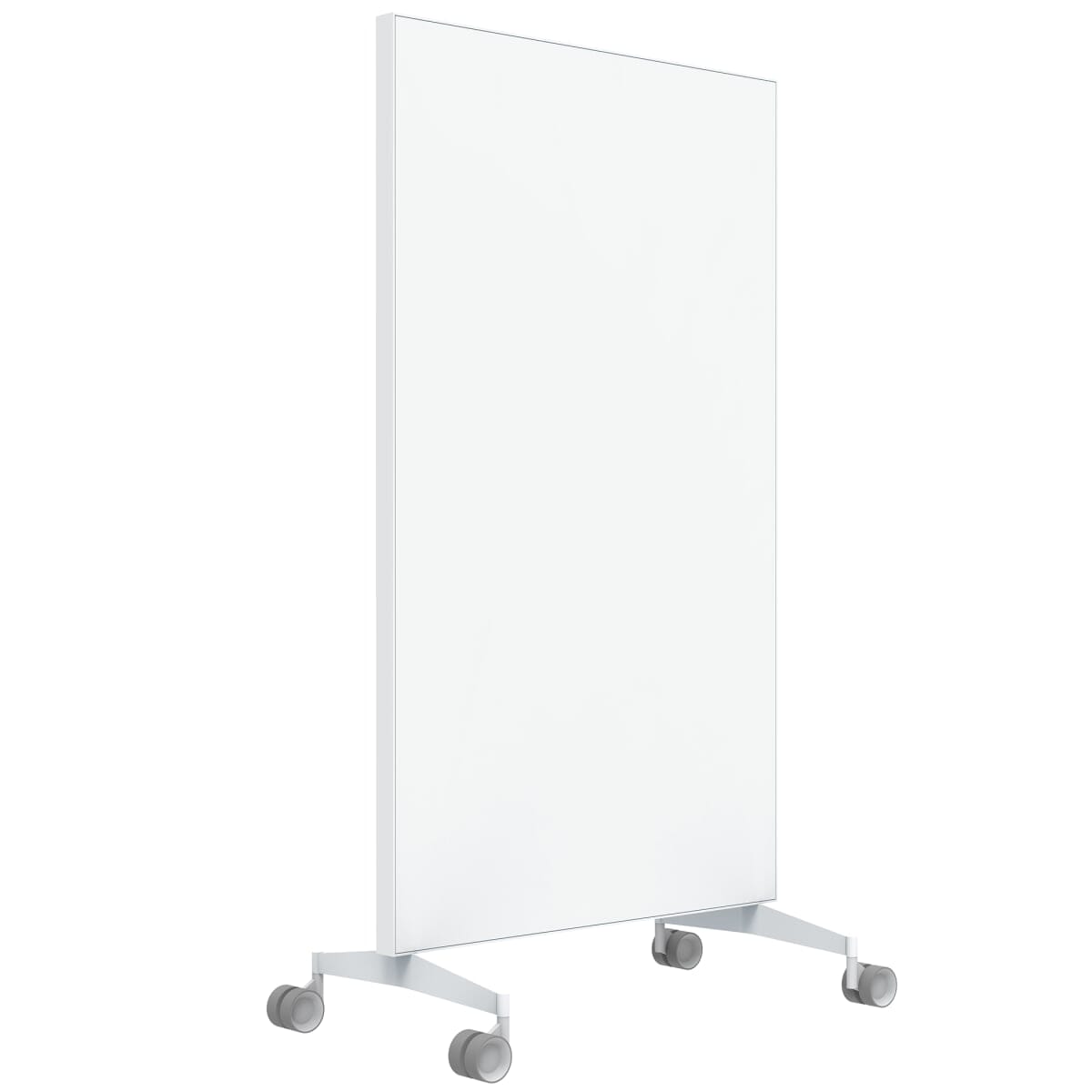 AX Mobile Double-Sided Glass Writing Board Whiteboards Fellowes 