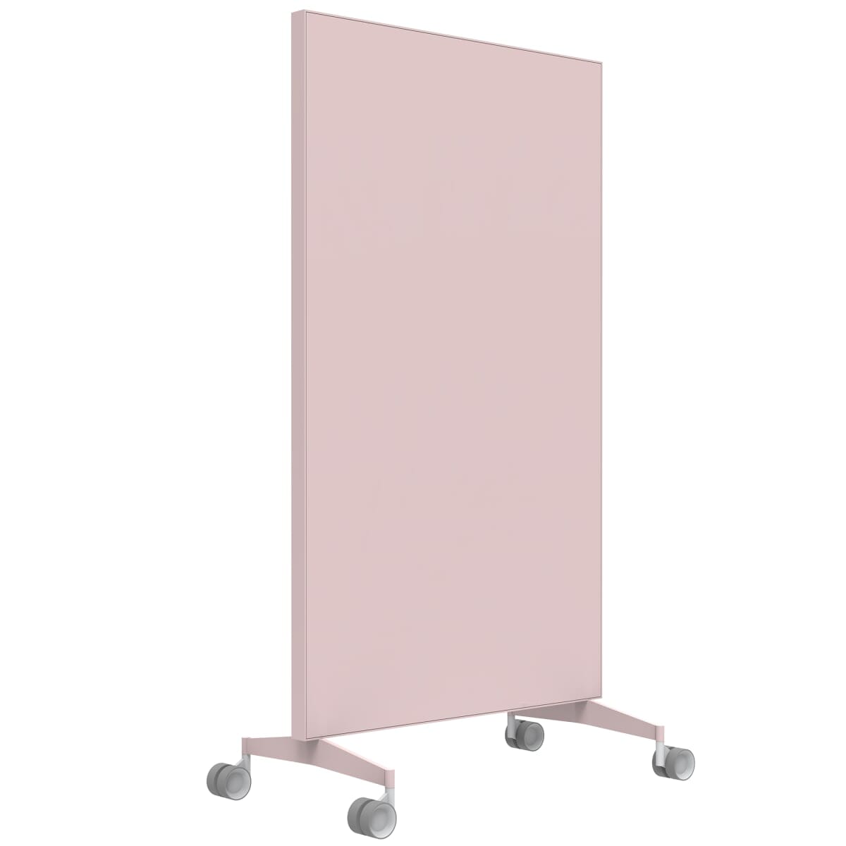 AX Mobile Double-Sided Glass Writing Board Whiteboards Fellowes 