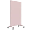 AX Mobile Double-Sided Glass Writing Board Whiteboards Fellowes 