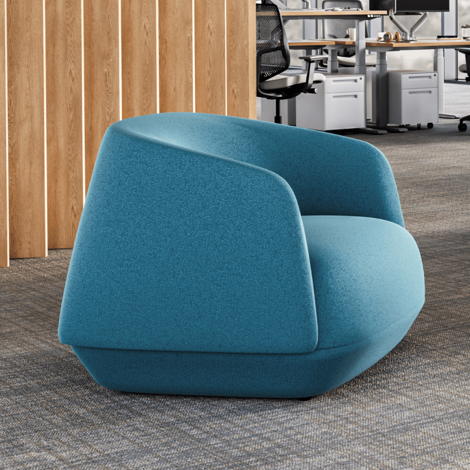 Billo Lounge Chair | Midback & Privacy Back Lounge Seating SitOnIt 