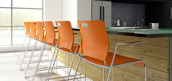 Compact & Stylish Kelley Stool - Sturdy, Stackable Elegance Stools 9to5 Seating 