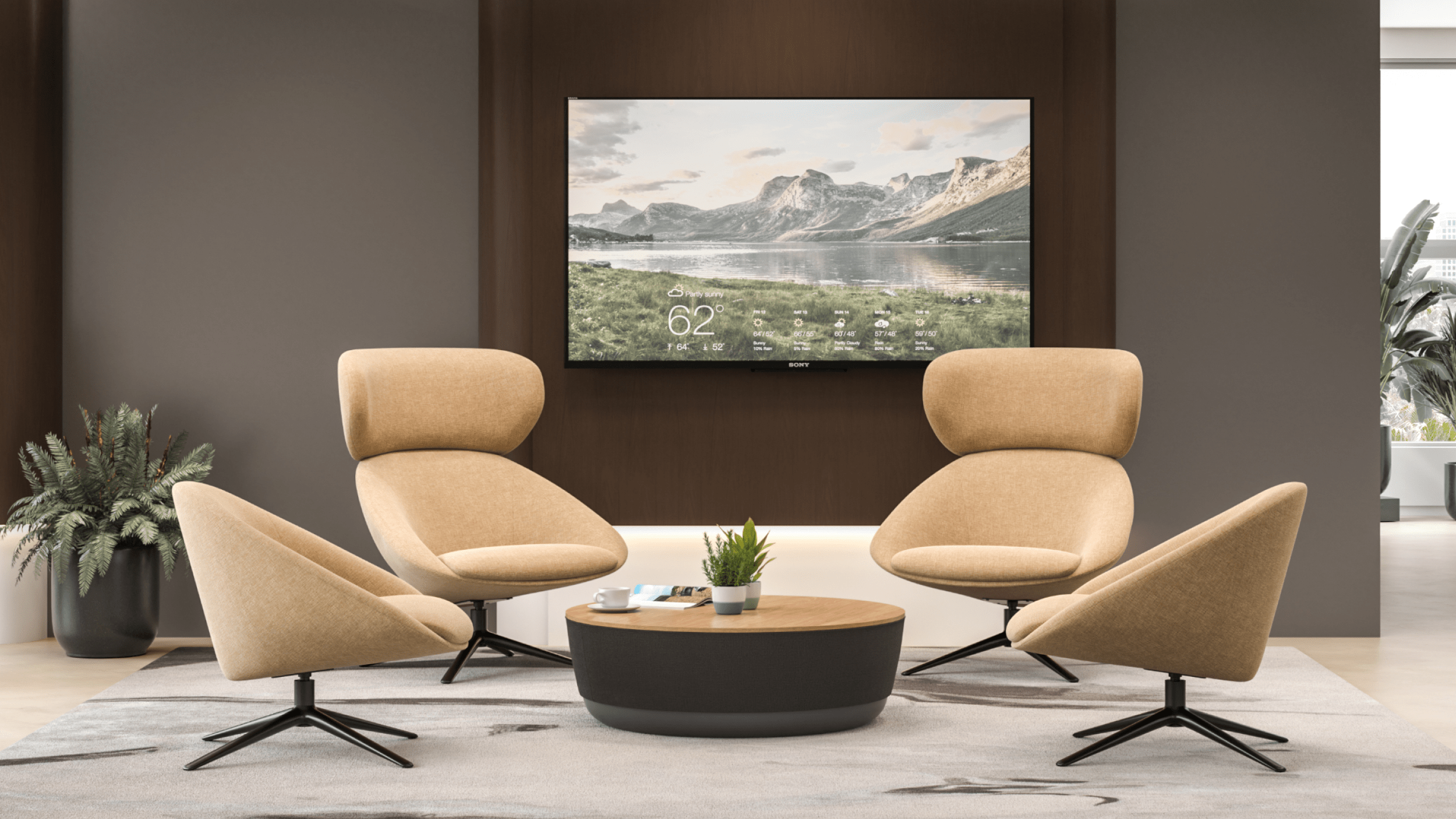 Cotton Lounge Chair | Highback, Midback & Lowback Lounge Seating SitOnIt 