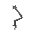Edge Heavy-Duty Single Monitor Arm | Desk Clamp | Grommet Mount Single Monitor Arm Fellowes 