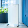 eM Premium Mobile Double-Sided Glass Whiteboard Whiteboards Fellowes 