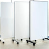 eM Premium Mobile Double-Sided Glass Whiteboard Whiteboards Fellowes 