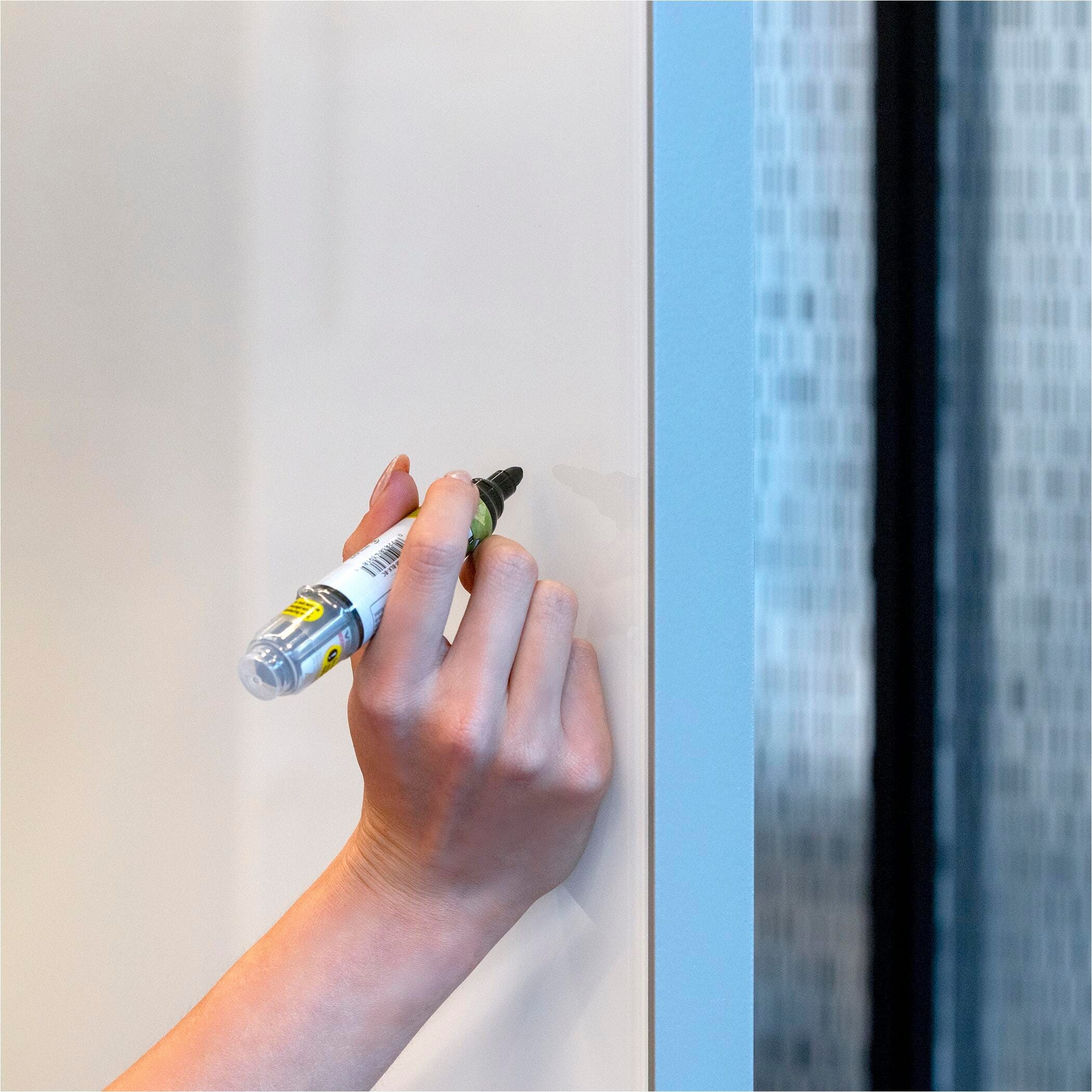 eM Premium Mobile Double-Sided Glass Whiteboard Whiteboards Fellowes 