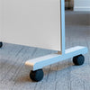 eM Premium Mobile Double-Sided Glass Whiteboard Whiteboards Fellowes 