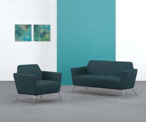 Encore | Clips Lounge Chair | Metal or Wood Legs Lounge Seating Encore 