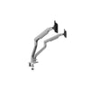Fellowes Kata Dual Monitor Arm Desk Clamp | 22.4" Reach, Finger-Touch Height Adjust, BIFMA Certified, Lifetime Warranty Dual Monitor Arm Fellowes 