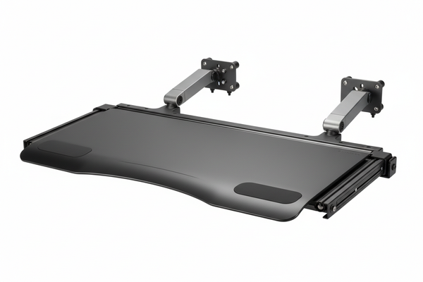 keyboard tray product, white background