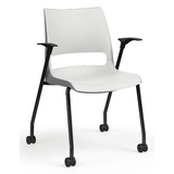 KI Doni Four Leg Stack Chair | Arm or Armless | Caster Option Guest Chair, Cafe Chair, Stack Chair KI 