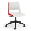 KI Doni Task Chair 2-Tone | Armless & with Arms | 5 Star Base Light Task Chair, Conference Chair, Computer Chair, Meeting Chair KI 