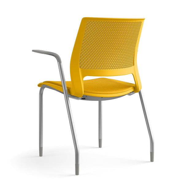 Lumin Four Leg Guest Chair | Vinyl Seat | SitOnIt Guest Chair, Cafe Chair, Stack Chair SitOnIt 