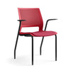 Lumin Four Leg Guest Chair | Vinyl Seat | SitOnIt Guest Chair, Cafe Chair, Stack Chair SitOnIt 