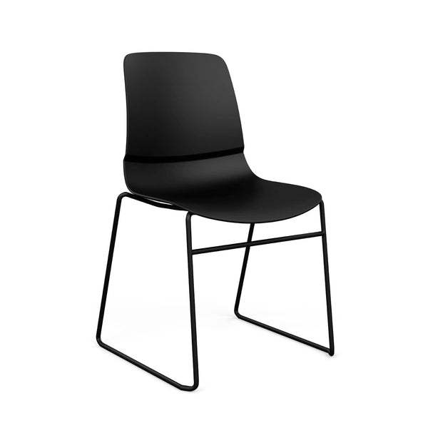 Mika Wire Rod Plastic Seat Chair Guest Chair, Cafe Chair, Stack Chair SitOnIt 