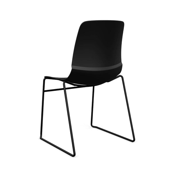 Mika Wire Rod Plastic Seat Chair Guest Chair, Cafe Chair, Stack Chair SitOnIt 