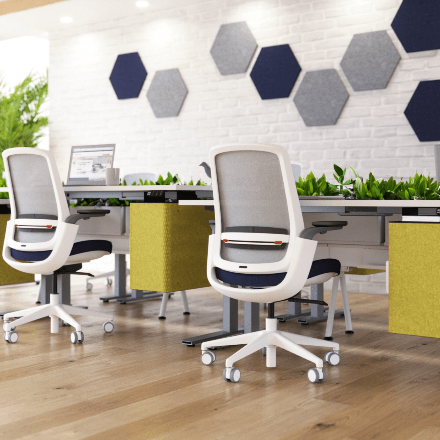 Mochi Undermount Personal Storage Pedestal, Storage Cabinet Workspace48 