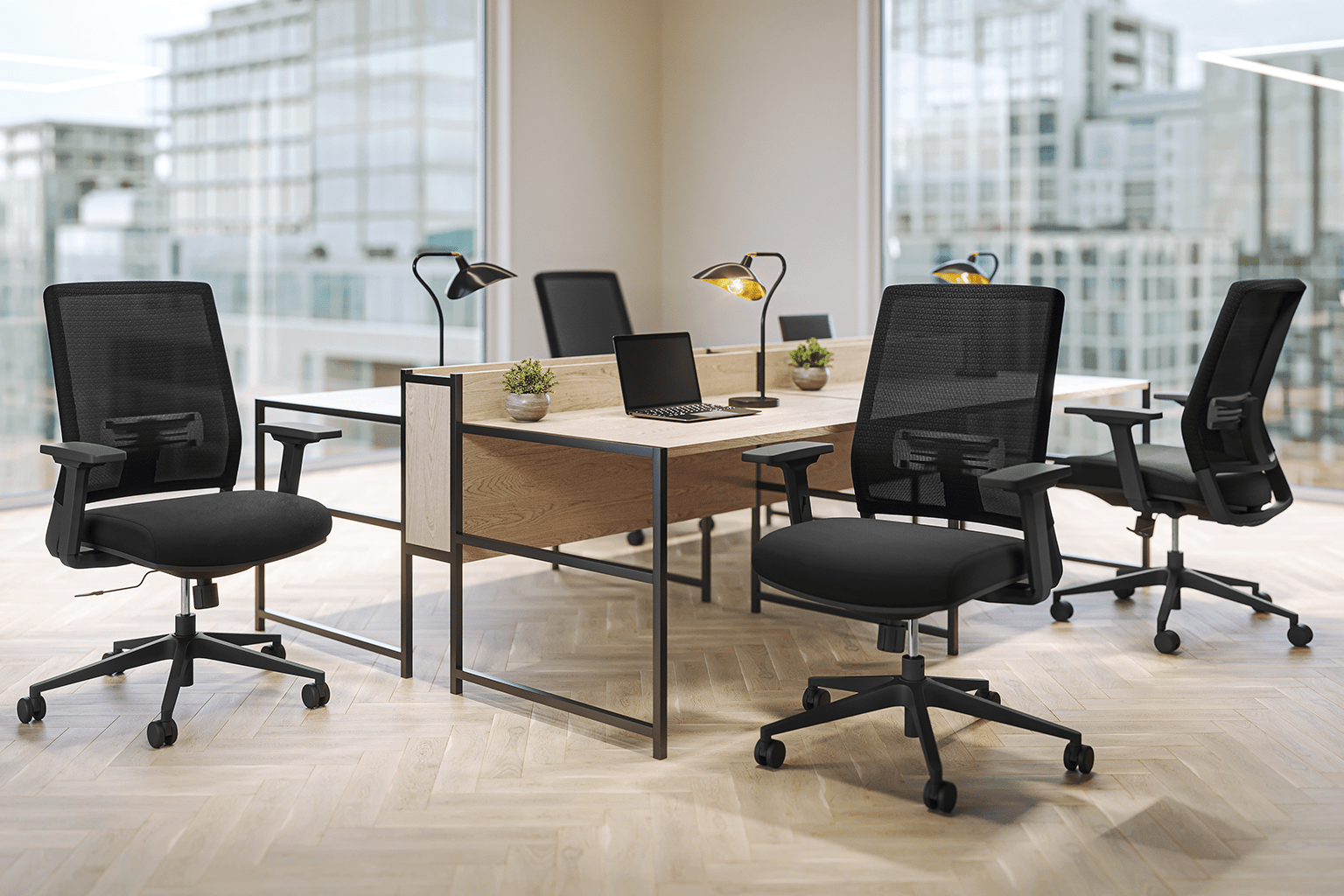 @NCE 206 Ergonomic Office Chairs - Task & Conference Seating | 24-Hour Shipping | 9to5 Seating Office Chair, Conference Chair, Computer Chair, Meeting Chair 9to5 Seating 