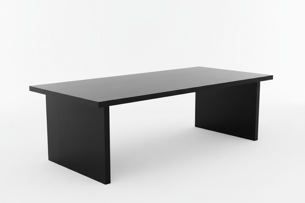 office conference meeting table with white background
