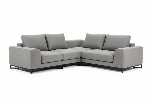 office modular lounge seating with white background