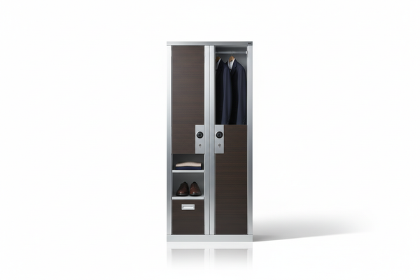 office wardrobe locker, white background