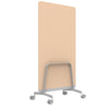 Q! Mobile Glass Whiteboard Room Divider Privacy Screen, Whiteboard Allseating 
