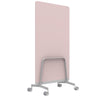 Q! Mobile Glass Whiteboard Room Divider Privacy Screen, Whiteboard Allseating 