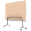 Q! Mobile Glass Whiteboard Room Divider Privacy Screen, Whiteboard Allseating 