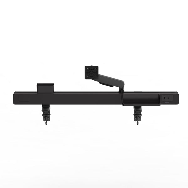 Rising Loft™ Rail System: Maximize Workspace. Minimize Clutter. Single Monitor Arm, Dual Monitor Arm Fellowes 