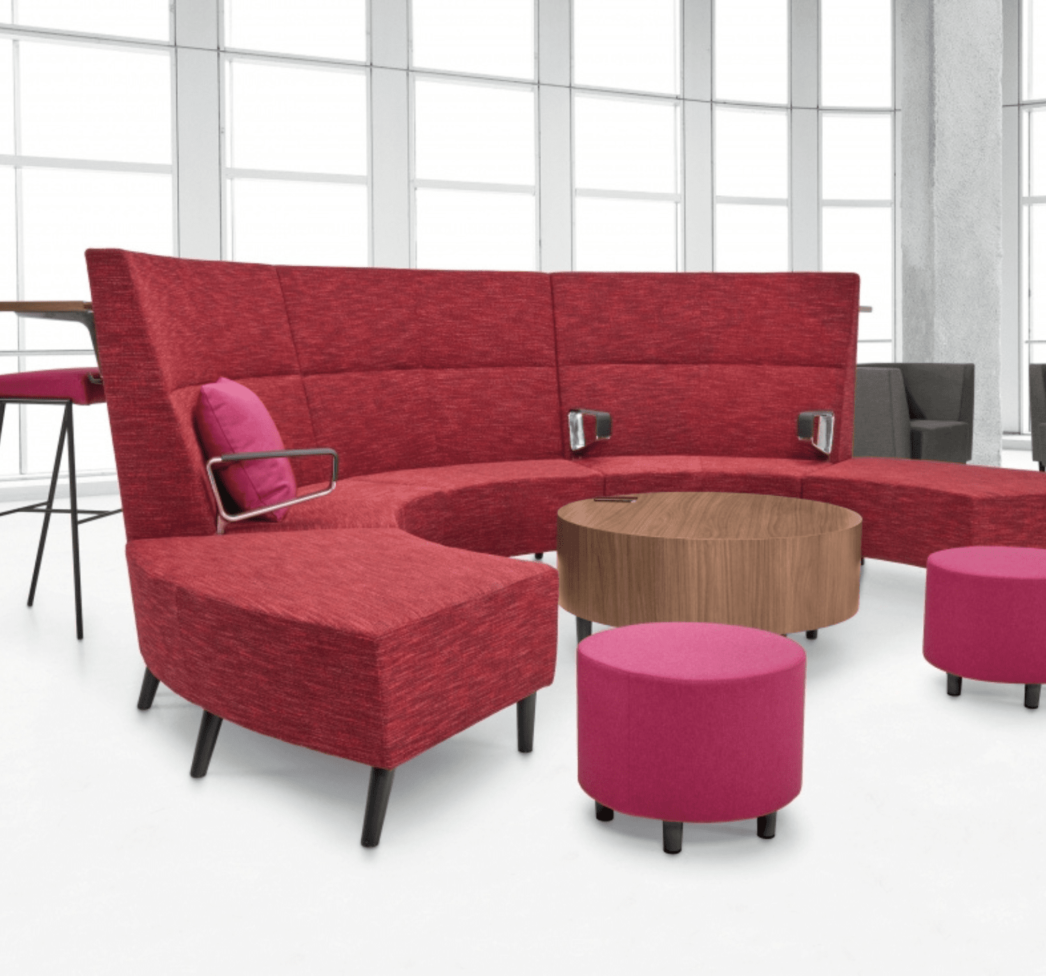 River+ Modular Lounge Seating: Adaptable 24/7 Design. Welcome. Share. Unwind. Modular Lounge Seating Global Furniture Group 