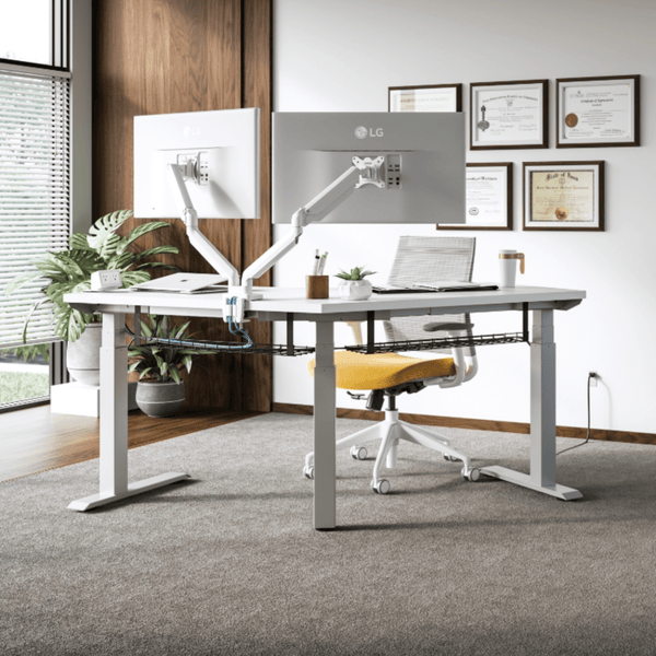 Switchback L-Shaped | Sit Stand Desk Standing Desk SitOnIt 