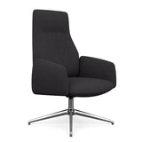 Envoi Highback Lounge Chair Lounge Seating SitOnIt Fabric Color Anthracite Auto Return 