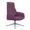 Envoi Highback Lounge Chair Lounge Seating SitOnIt Fabric Color Concord Free Swivel 