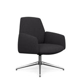 Envoi Midback Lounge Chair Lounge Seating SitOnIt Fabric Color Anthracite Free Swivel 